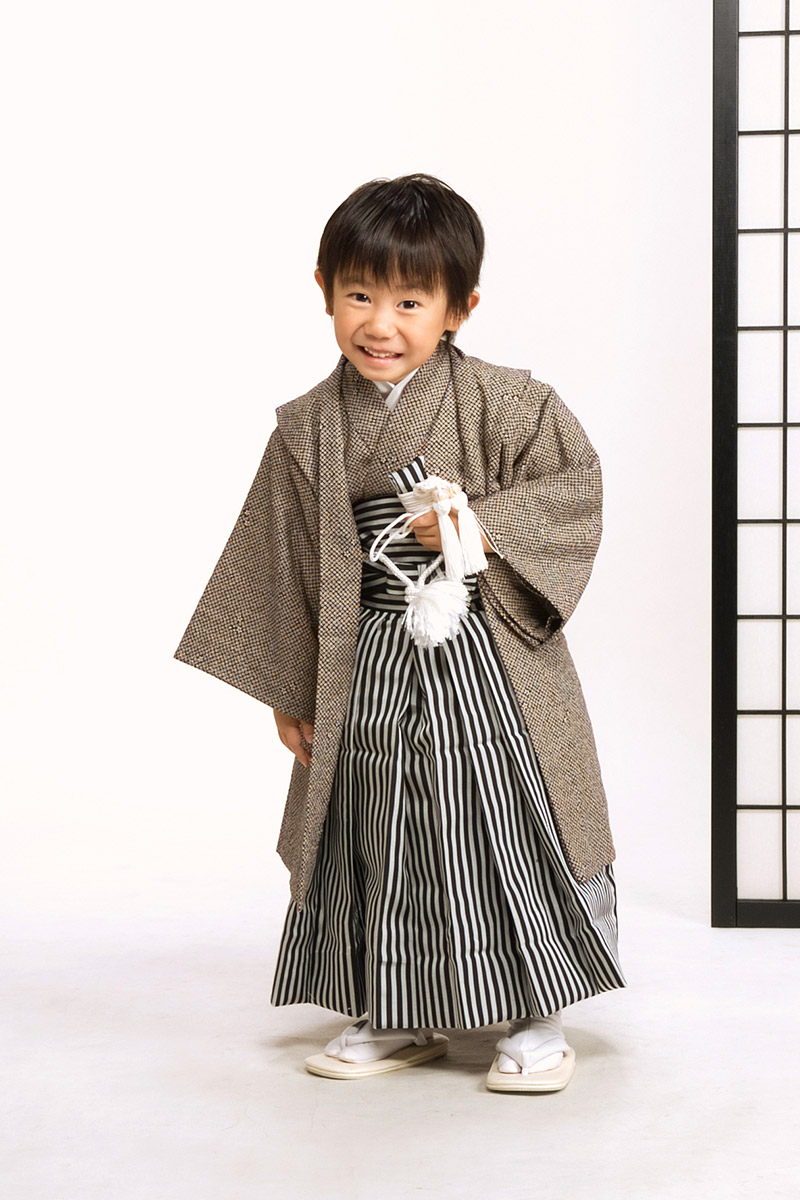 七五三の男の子写真