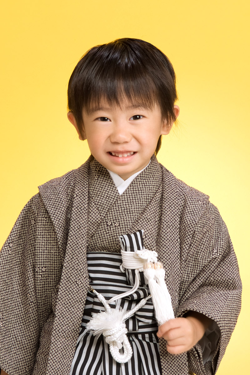 七五三の男の子写真