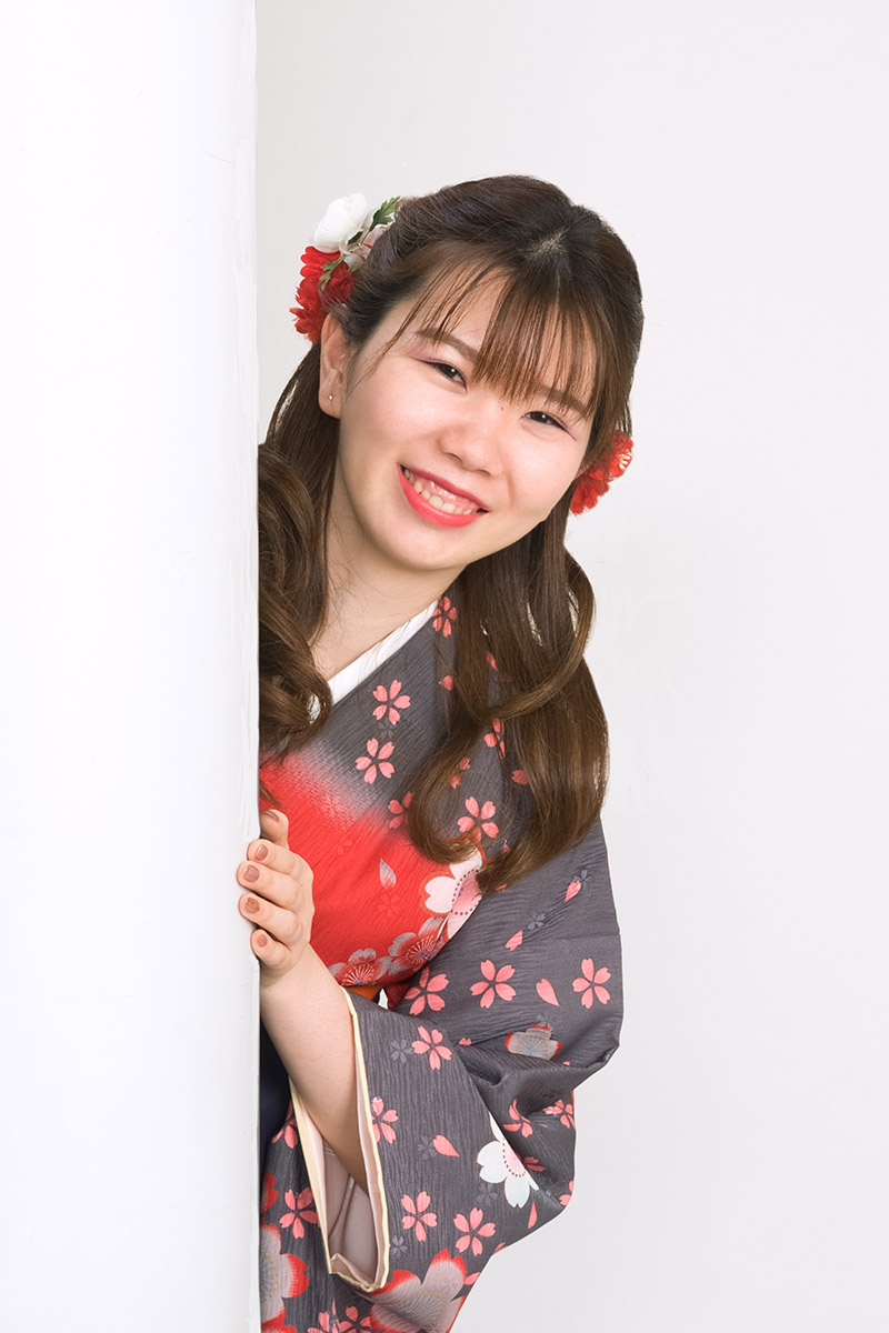 卒業袴のポートレート