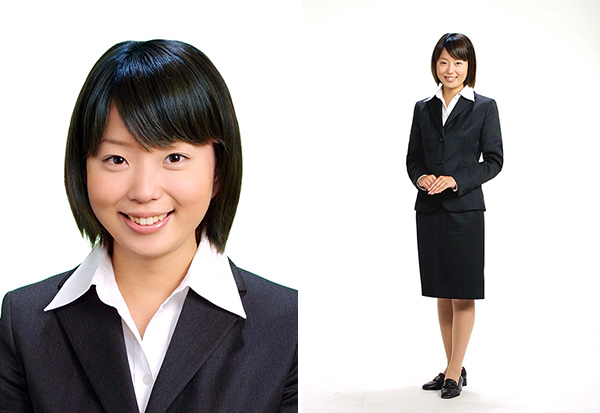 プロフィール写真の撮影見本