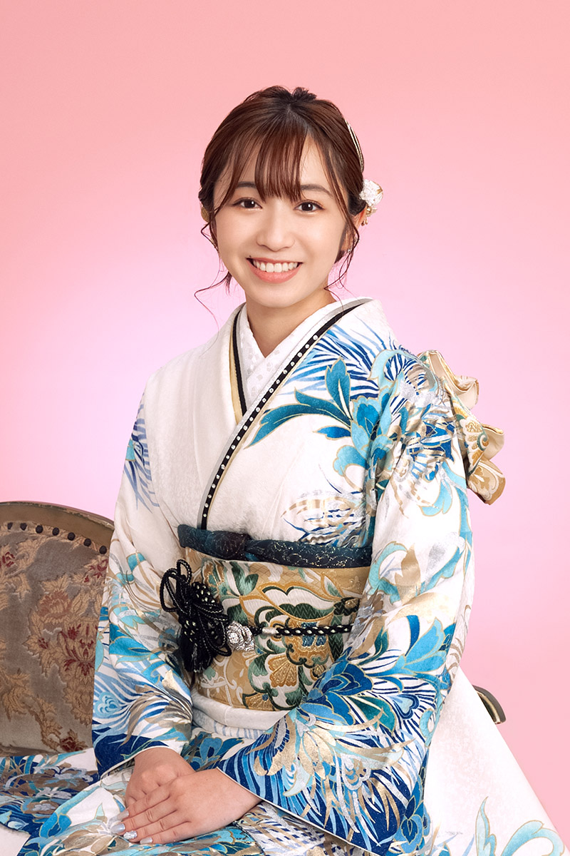 成人式の振袖ポートレート