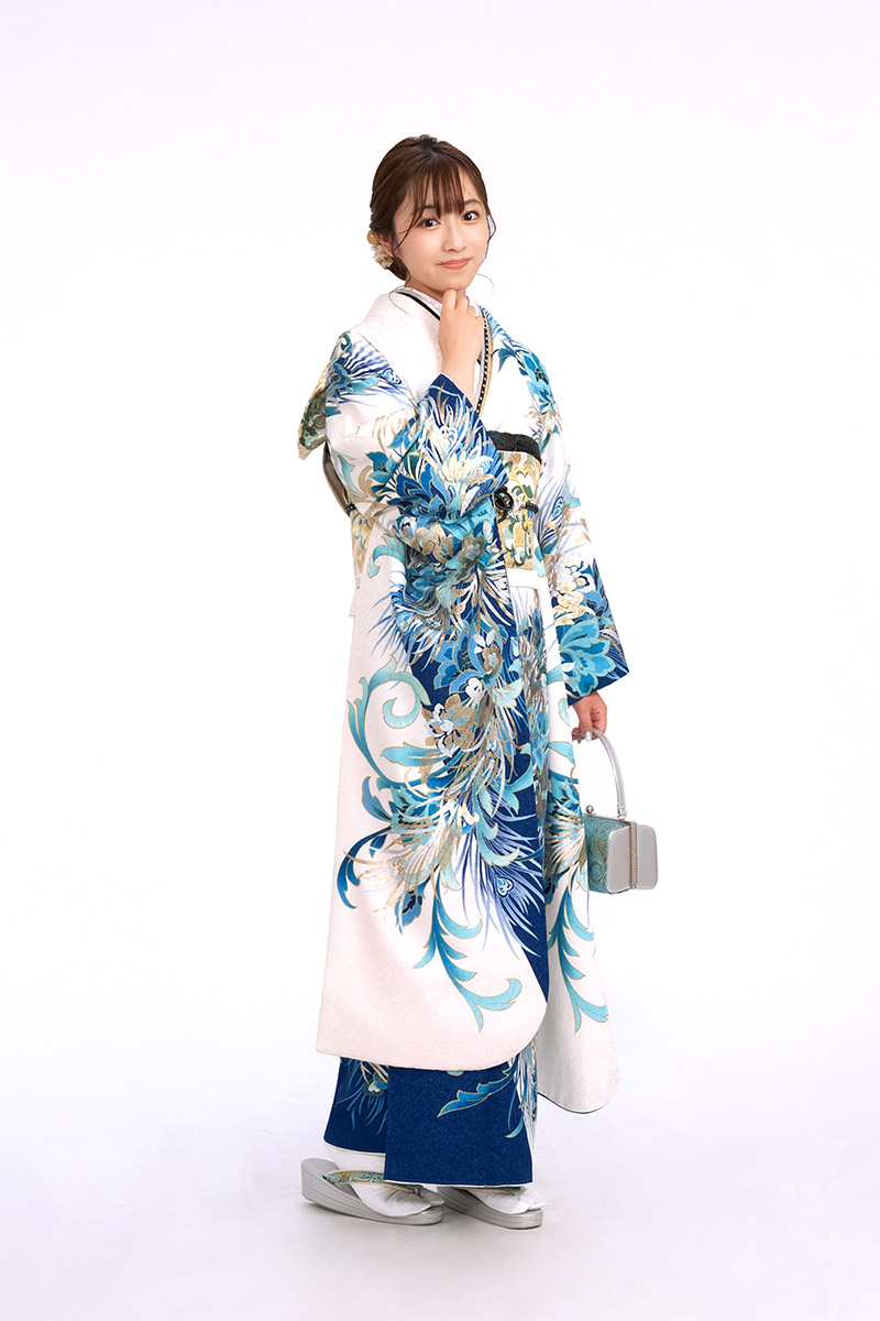 成人式の振袖ポートレート