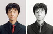スピード写真の見本